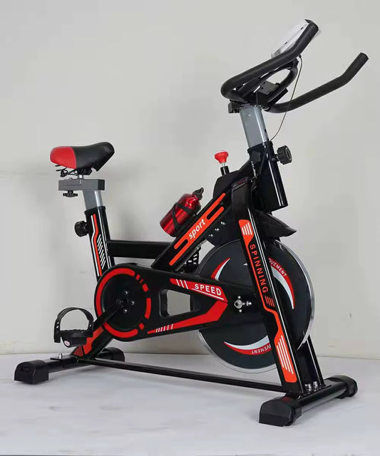 Vélo de Spinning Professionnel ISE – Résistance Réglable, Écran LCD & Confort Ajustable