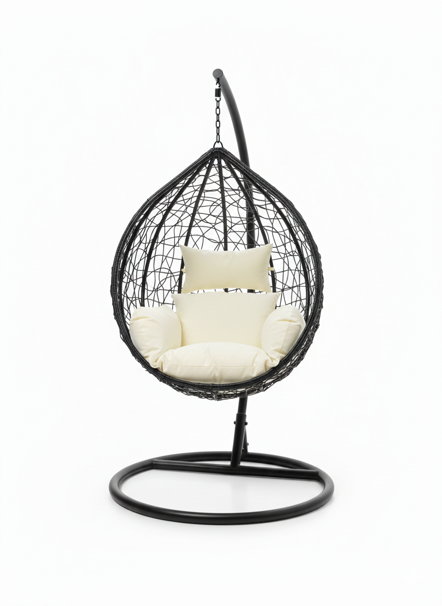 🔥 ✨Fauteuil Suspendu Grand Modèle 📏 Hauteur totale : 2 mètres
	•	📐 Diamètre du grand modèle : 1 mètre