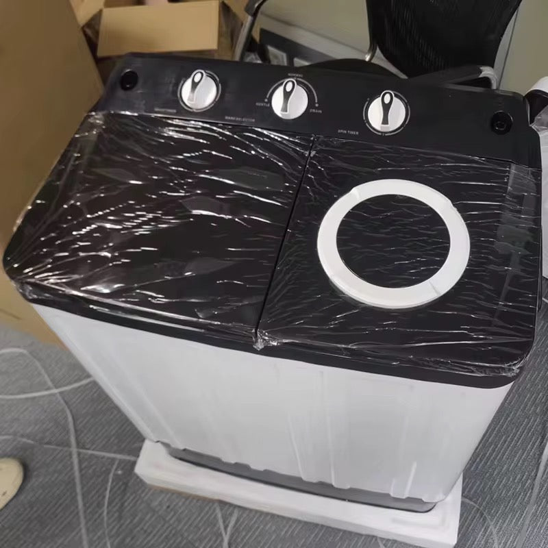 🌀 Machine à laver semi-automatique 8 kg 2 compartiment marque Astech