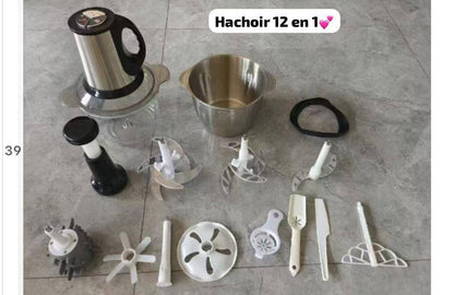 🌀 Hachoir Électrique 3 Litres – 12 en 1