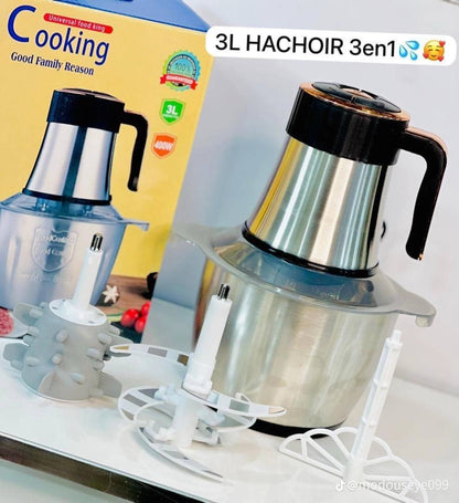 Hachoir Électrique 3L 3en 1
