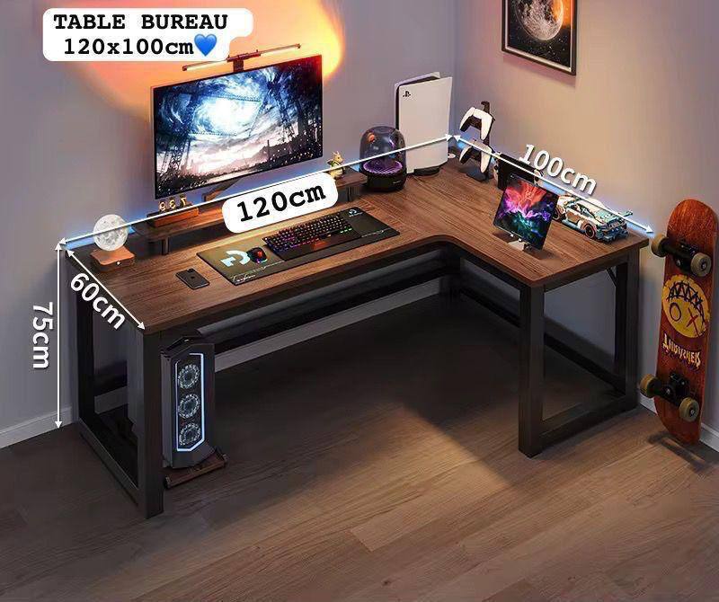 🪑 Bureau Moderne 120 x 100 cm