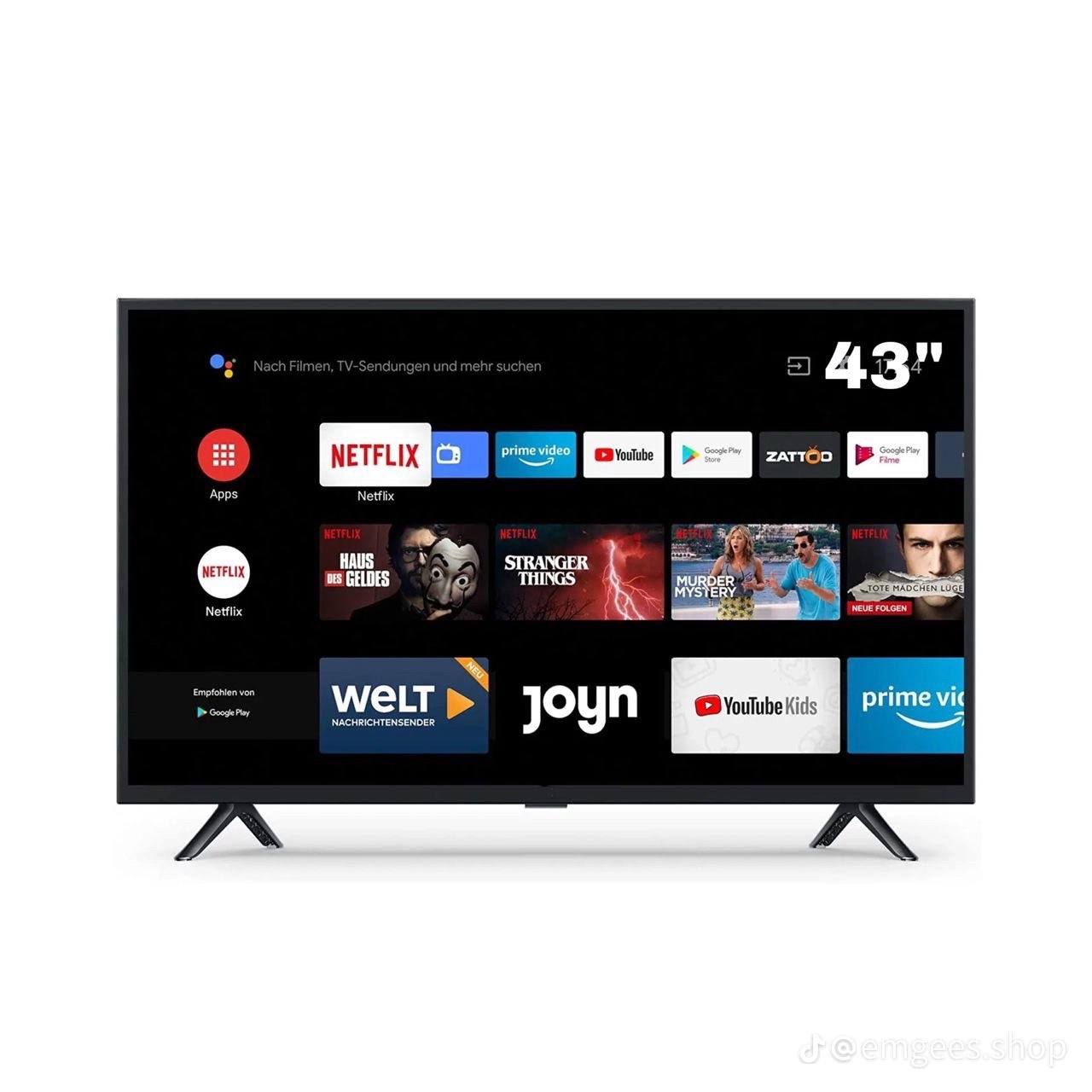 📺 Smart TV 43 pouces 4K Full HD – Wi-Fi & Applications intégrées 🌐🔥
