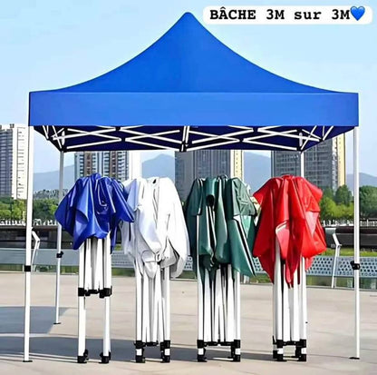 🔥 Tente 3m x 3m + bâches de couverture