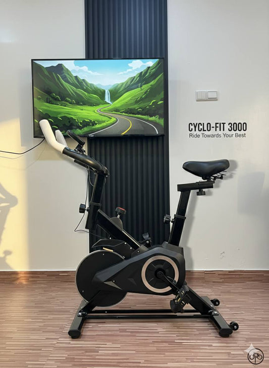 Vélo de Spinning Professionnel ISE – Résistance Réglable, Écran LCD & Confort Ajustable Garantie 6 mois