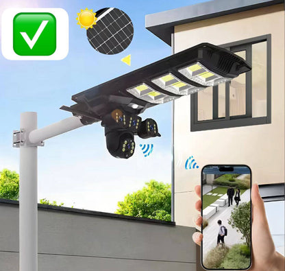 🔥 LAMPE SOLAIRE DE SURVEILLANCE AVEC CAMÉRA