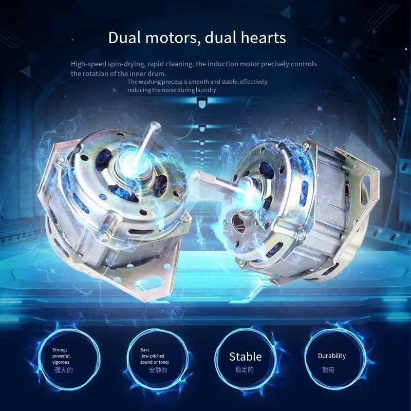 🌀 Machine à laver semi-automatique 8 kg 2 compartiment