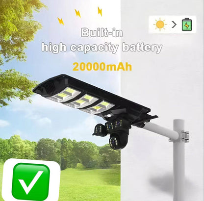 🔥 LAMPE SOLAIRE DE SURVEILLANCE AVEC CAMÉRA