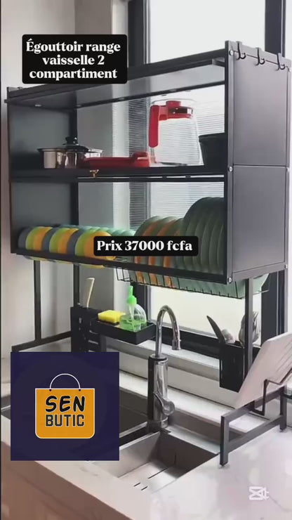 ✨ Armoire Égouttoir de Cuisine – 3 Niveaux ✨