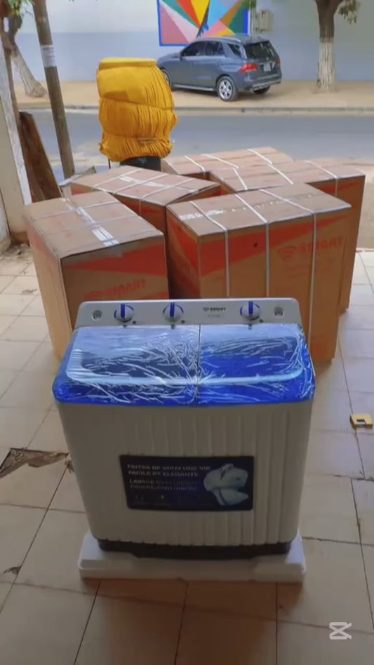 🌀 Machine à laver semi-automatique 8 kg 2 compartiment